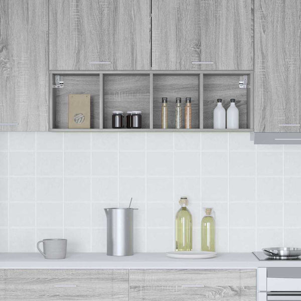 Hängeschrank Grau Sonoma 30x29,5x100cm