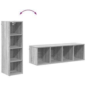 Hängeschrank Grau Sonoma 30x29,5x100cm
