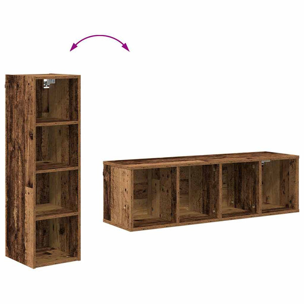 Altholz Hängeschrank, 30x29,5x100 cm