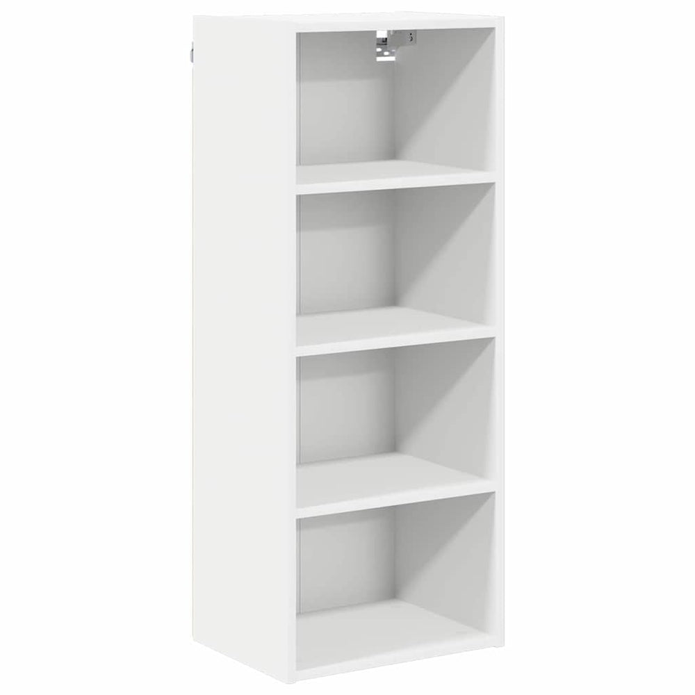 vidaXL Meuble haut de rangement blanc 40 x 29,5 x 100 cm Bois d'ingénierie