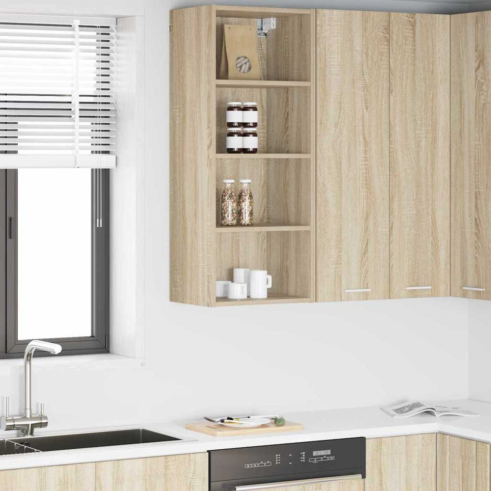 vidaXL Armoire murale chêne Sonoma 40 x 29,5 x 100 cm en bois d'ingénierie