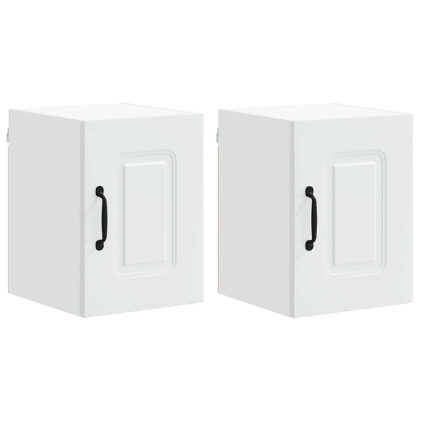 Küchenschrank 2er Set Weiß 30x40cm