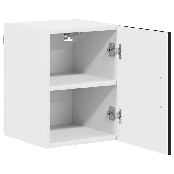Schwarzer Küchenschrank Kalmar, 2er-Set