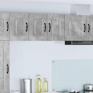 Küchenschrank Kalmar 2er-Set Beton Grau