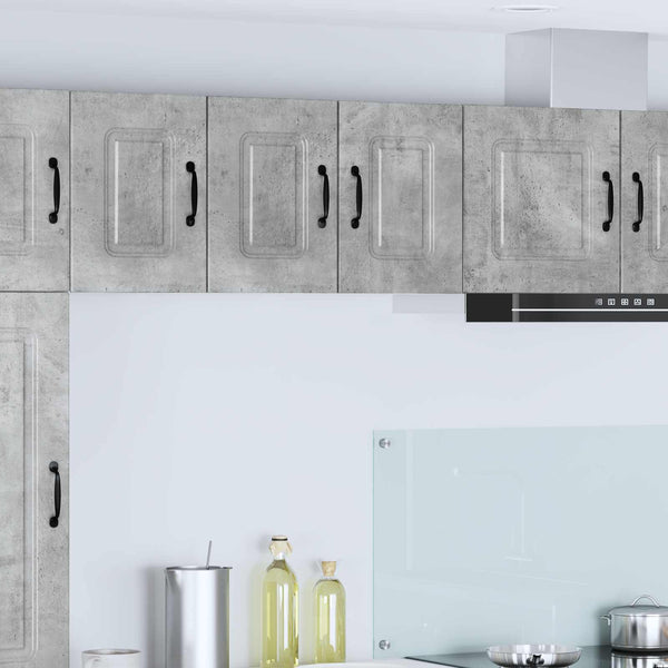 Küchenschrank Kalmar 2er-Set Beton Grau