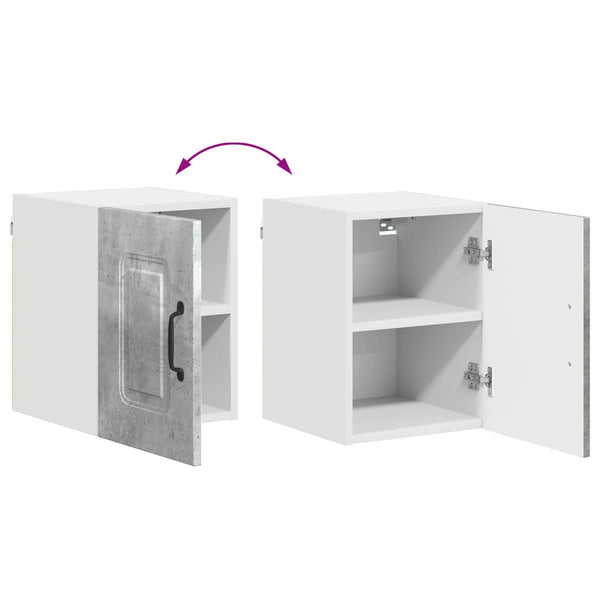 Küchenschrank Kalmar 2er-Set Beton Grau