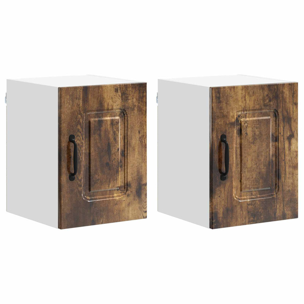 Küchenschrank 2er Set Geräucherte Eiche 30x40 cm