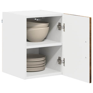 Küchenschrank 2er Set Geräucherte Eiche 30x40 cm