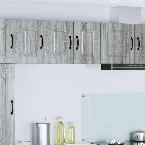 Küchenschrank Kalmar 2er-Set Grau Sonoma