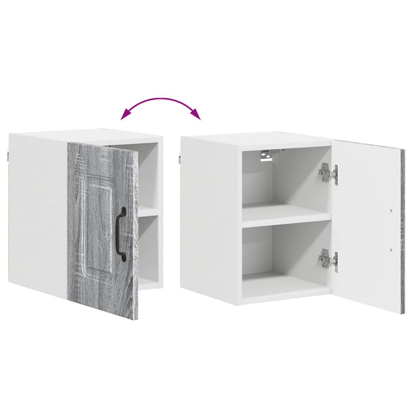 Küchenschrank Kalmar 2er-Set Grau Sonoma