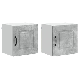 Küchenschrank Kalmar 2er-Set Beton Grau