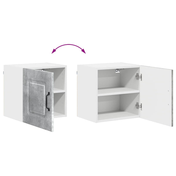 Küchenschrank Kalmar 2er-Set Beton Grau