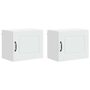 Küchenschrank Weiß 2er Set, 50x40cm