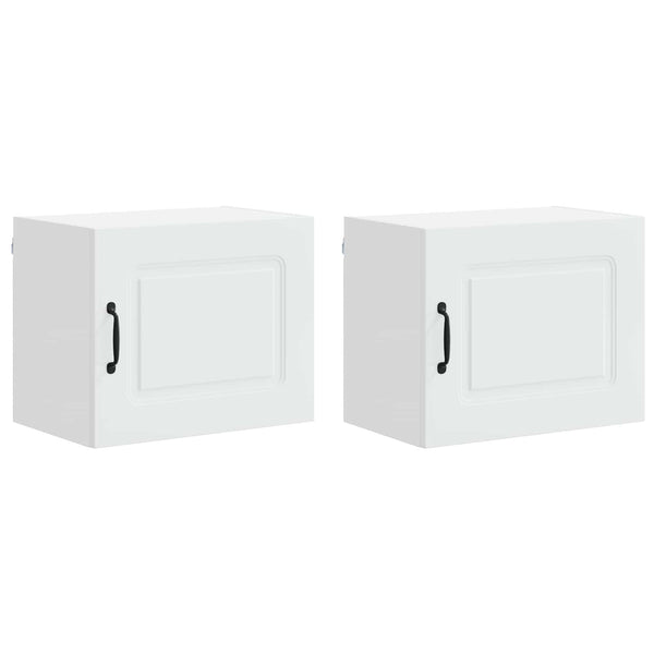 Küchenschrank Weiß 2er Set, 50x40cm