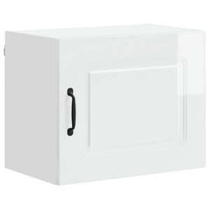Küchenschrank 2er Set Hochglanz Weiß 50x40 cm