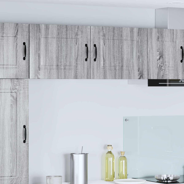 Küchenschrank 2er Set Grau Sonoma 50x31x40 cm