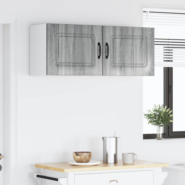 Küchenschrank 2er Set Grau Sonoma 50x31x40 cm