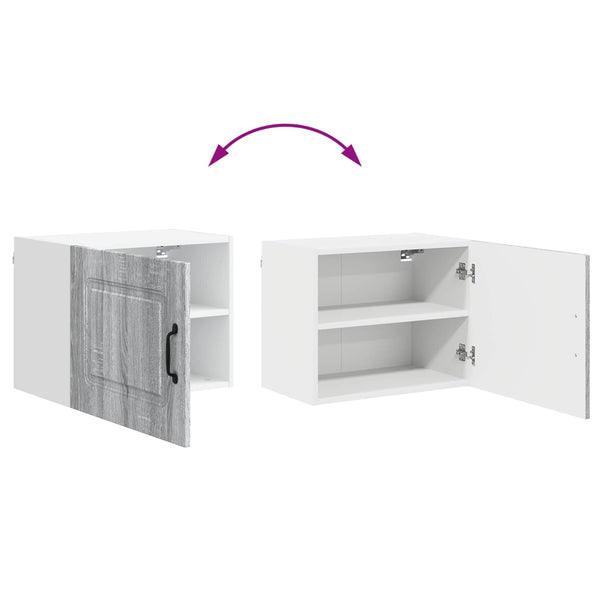 Küchenschrank 2er Set Grau Sonoma 50x31x40 cm