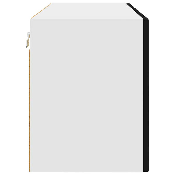 Schwarzer Küchenschrank Kalmar, 80 cm