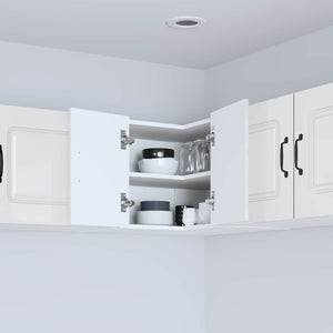 Küchenschrank Weiß Hochglanz 57x57x40cm