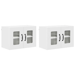Küchenschrank Kalmar, 2er-Set, Weiß