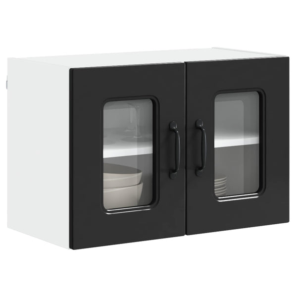 Küchenschrank Schwarz 2er Set 60x40cm