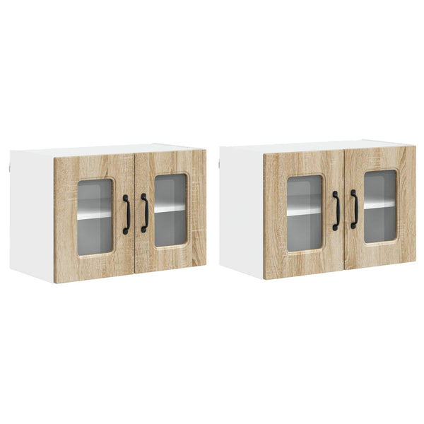 Küchenschrank 2er Set Sonoma-Eiche