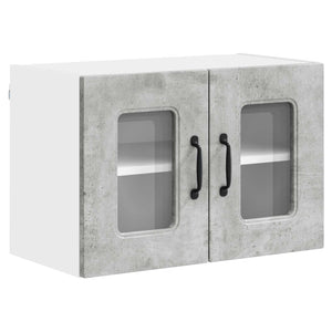 Küchenschrank 2er Set Beton Grau 60cm