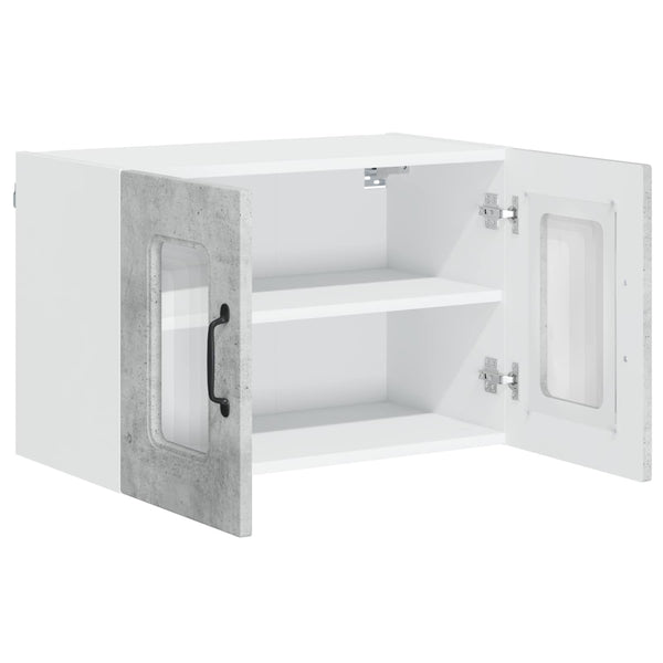 Küchenschrank 2er Set Beton Grau 60cm