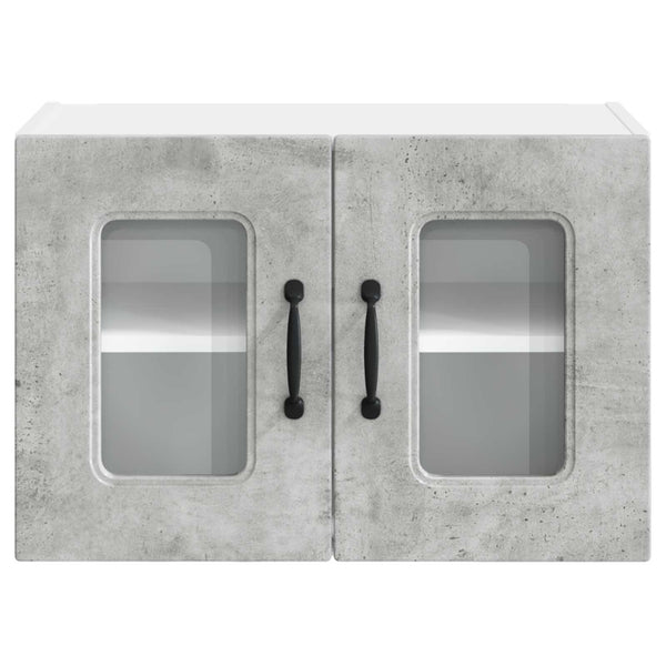 Küchenschrank 2er Set Beton Grau 60cm