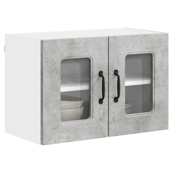 Küchenschrank 2er Set Beton Grau 60cm