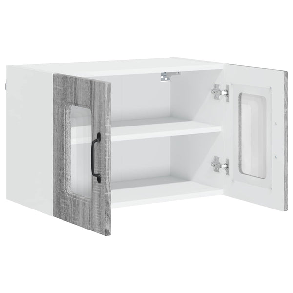 Küchenschrank Kalmar 2er-Set Grau Sonoma
