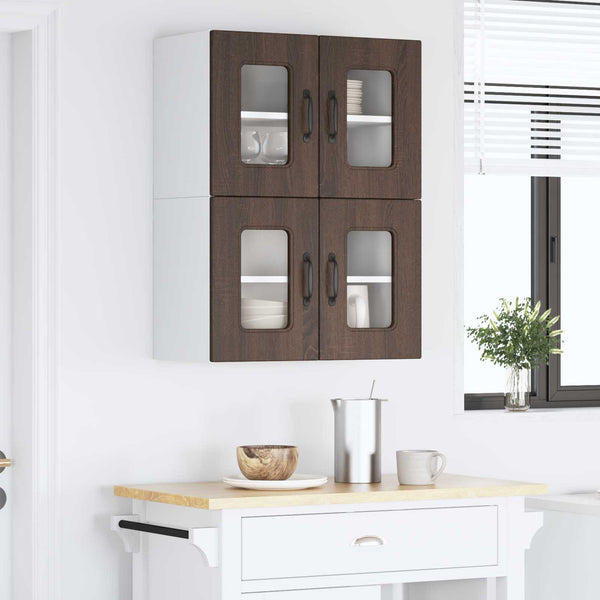 Küchenschrank 2er-Set Eichenoptik