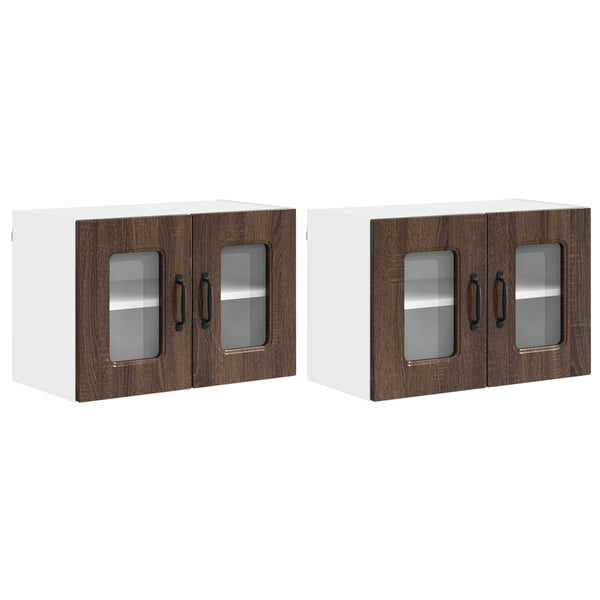 Küchenschrank 2er-Set Eichenoptik