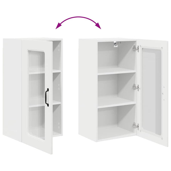 Küchenschrank Kalmar, 2er-Set, Weiß
