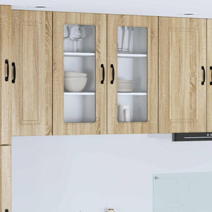 Küchenschrank 2er-Set Sonoma-Eiche 40x80 cm