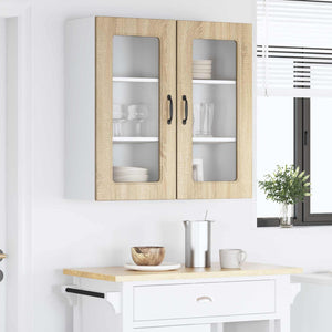 Küchenschrank 2er-Set Sonoma-Eiche 40x80 cm