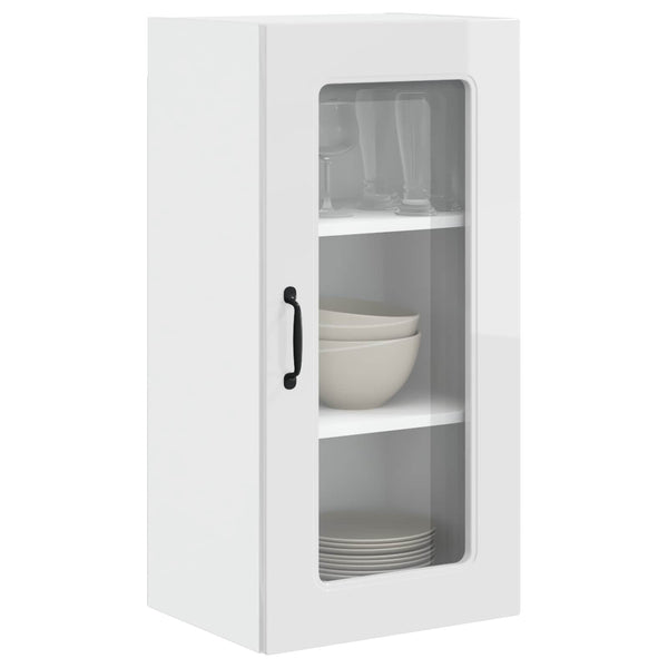Küchenschrank Weiß Hochglanz 40x80 cm