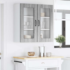 Küchenschrank Kalmar 2er-Set Grau Sonoma