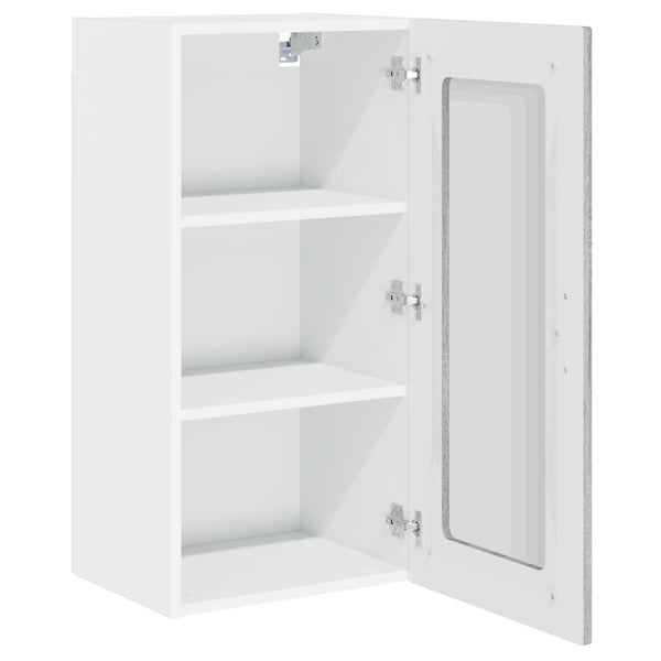 Küchenschrank Kalmar 2er-Set Grau Sonoma