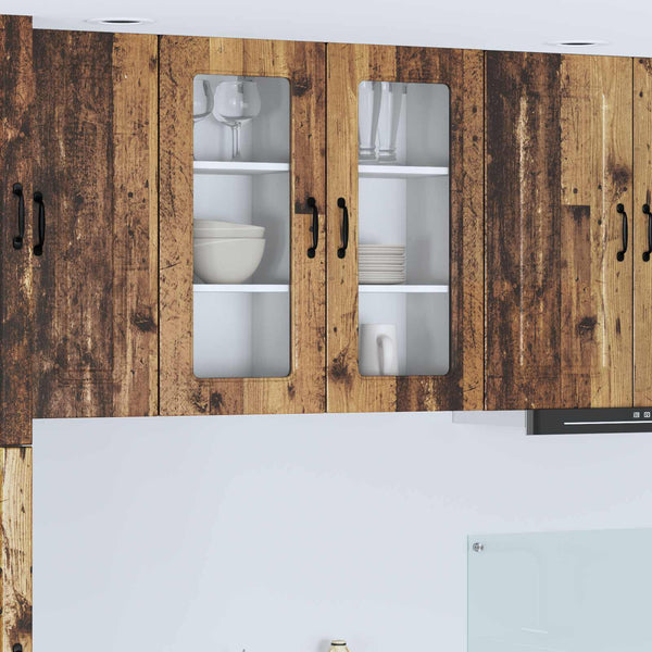 Küchenschrank Altholz 2er-Set 40x80cm