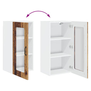 Küchenschrank Altholz 2er-Set 40x80cm