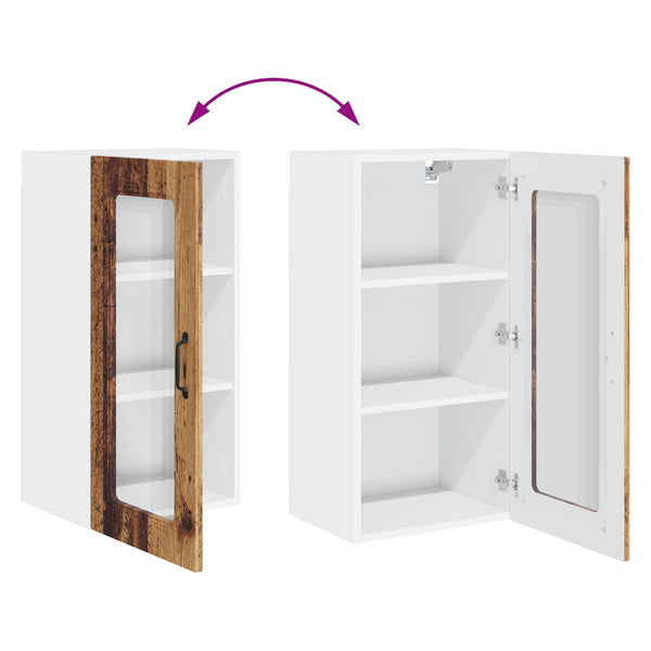 Küchenschrank Altholz 2er-Set 40x80cm