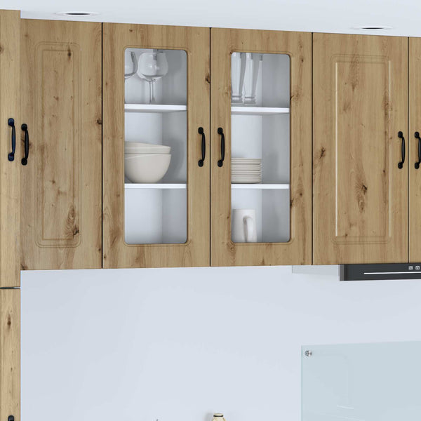 Küchenschrank 2er Set Artisan Eiche