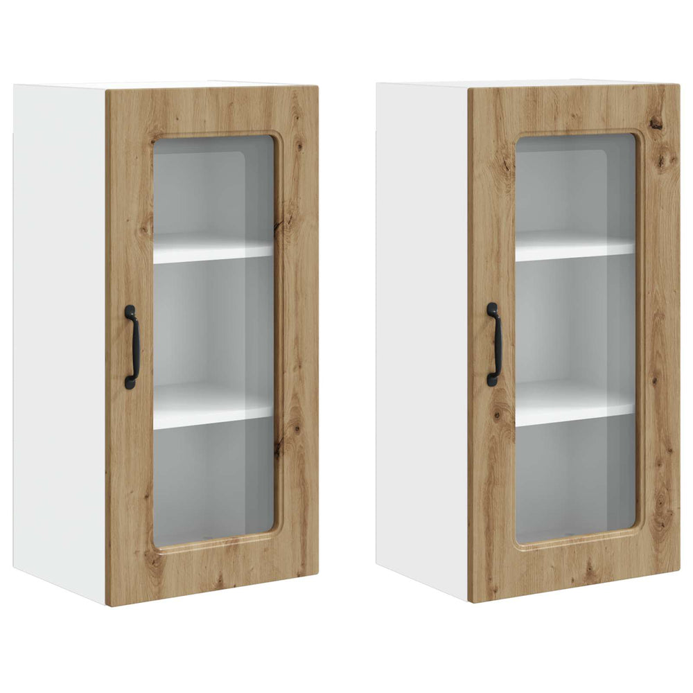 Küchenschrank 2er Set Artisan Eiche