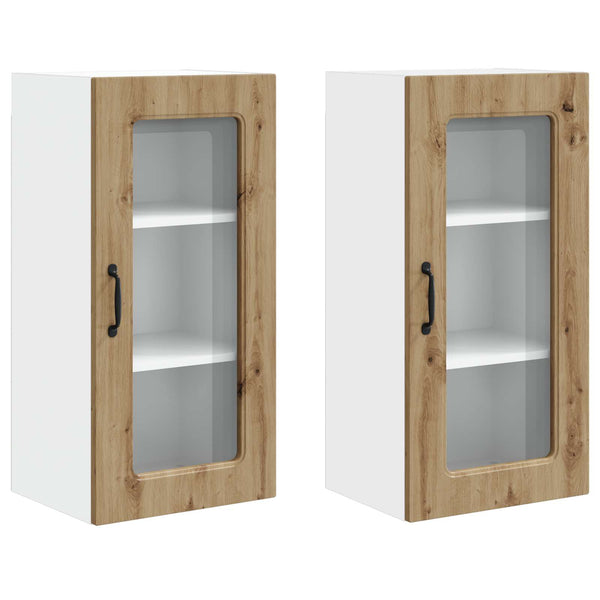 Küchenschrank 2er Set Artisan Eiche