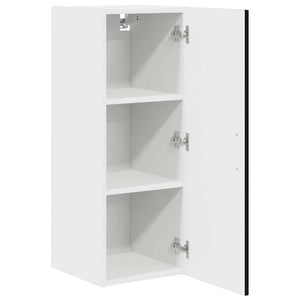 Küchenschrank Schwarz 2er-Set 30x80cm