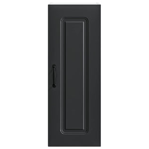 Küchenschrank Schwarz 2er-Set 30x80cm