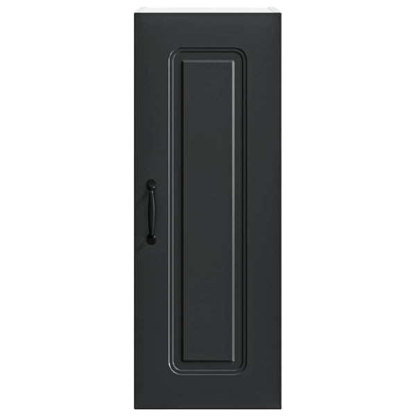 Küchenschrank Schwarz 2er-Set 30x80cm