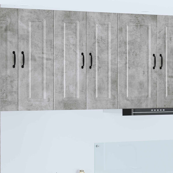 Küchenschrank Kalmar, 2er-Set, Betongrau